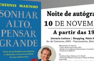 Theunis Marinho lança livro em BH sobre como alcançar o sucesso no meio corporativo